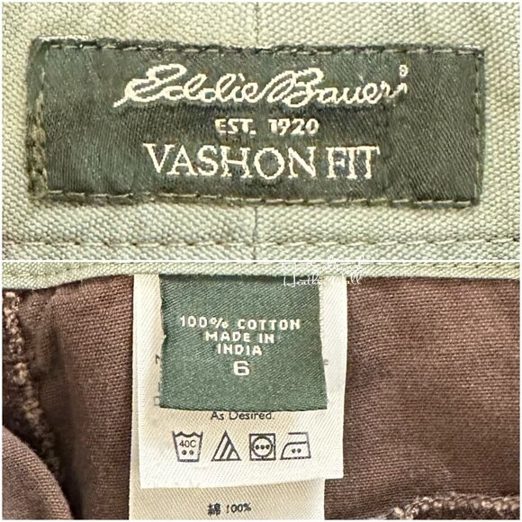Eddie Bauer Vashon Fit Cropped Capris Size 6 - Picture 4 of 4